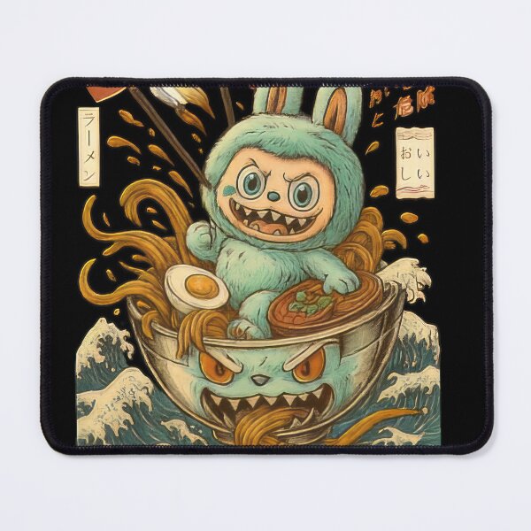 Item preview, Labubu Tsunami Ramen – Vintage Anime designed and sold by kraftwerk-lab.