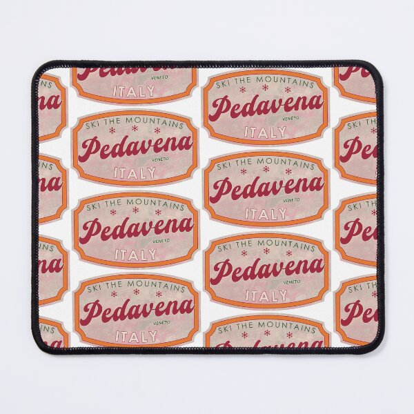 Item preview, Pedavena, Italy, Veneto, Ski, textured skiing badge designed and sold by Wanderful-roads.