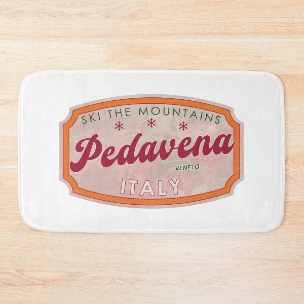 Item preview, Pedavena, Italia, Véneto, Esquí, insignia de esquí texturizada designed and sold by Wanderful-roads.