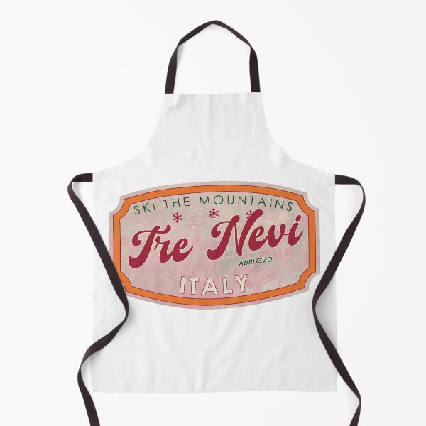 Item preview, Tre Nevi, Italy, Abruzzo, Ski, textured skiing badge designed and sold by Wanderful-roads.