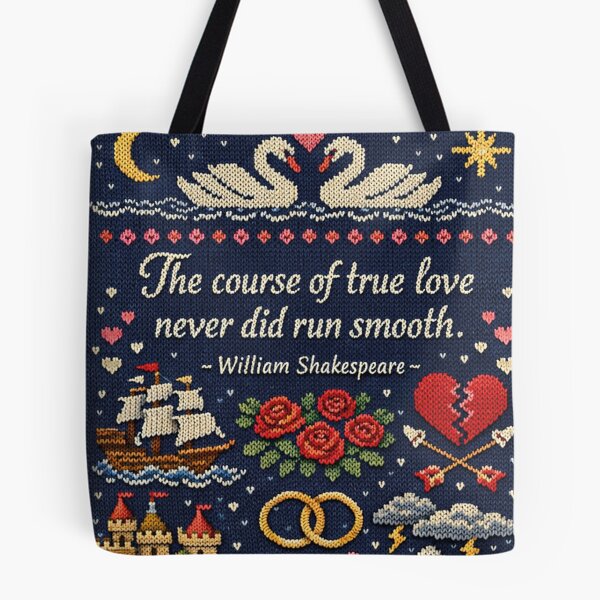 Item preview, Shakespeare's True Love quote in a knitting pattern designed and sold by Mauswohn.