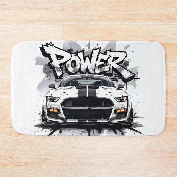 Item preview, Modern Ford Mustang – Muscle Car Street Art Illustration designed and sold by Salimgor Hangaround Music.
