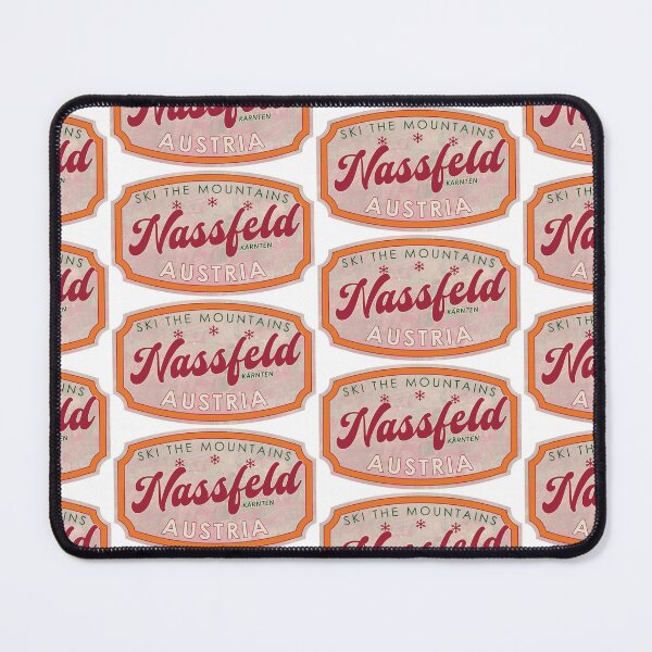 Item preview, Nassfeld, Austria, Kärnten, Ski, textured skiing badge designed and sold by Wanderful-roads.