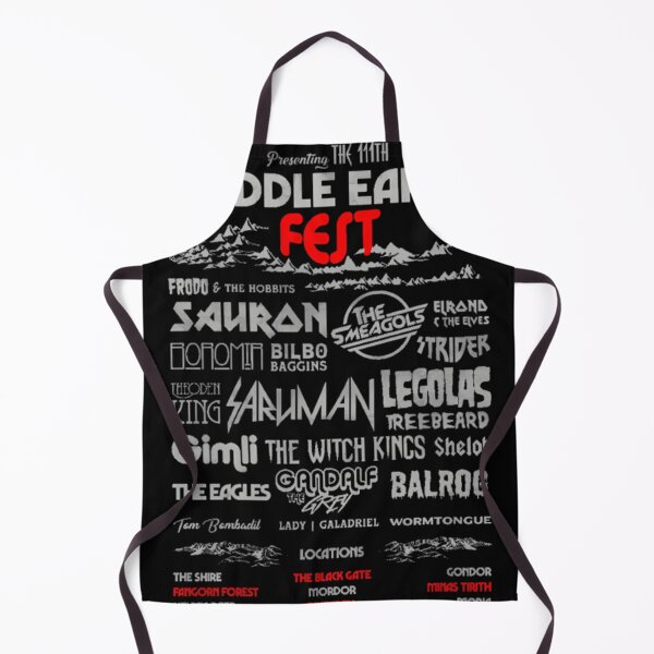 Item preview, Middle Earth Rock Fest Fantasy Concert Poster Lotr designed and sold by LaurineJakubo.