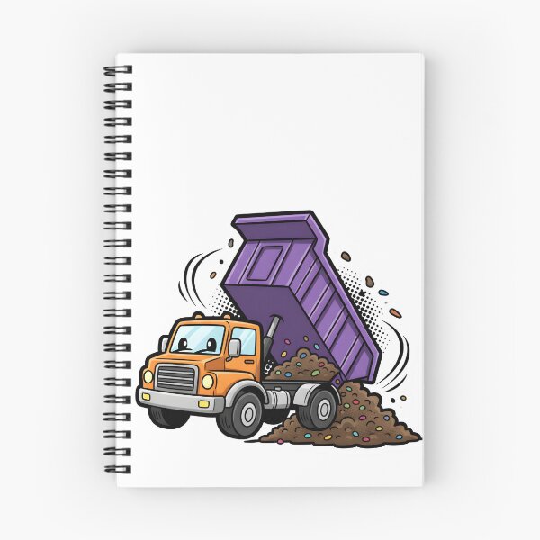 Item preview, Dump Truck Cartoon designed and sold by 4AGift.