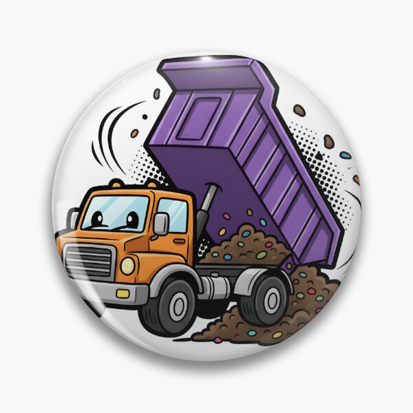 Item preview, Dump Truck Cartoon designed and sold by 4AGift.