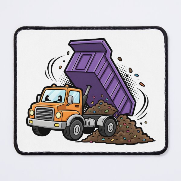 Item preview, Dump Truck Cartoon designed and sold by 4AGift.