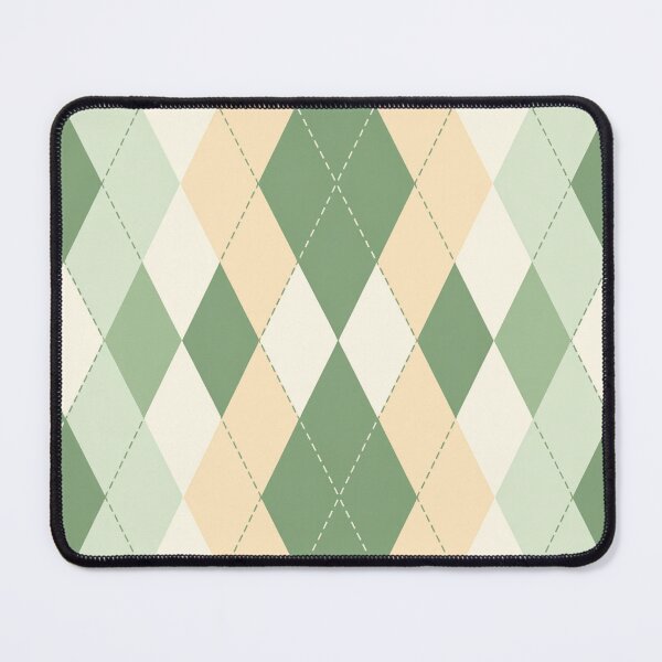 Item preview, Sage Green Pastel Argyle Pattern | Minimalist Scandinavian Preppy Seamless Design designed and sold by Tamas Das.