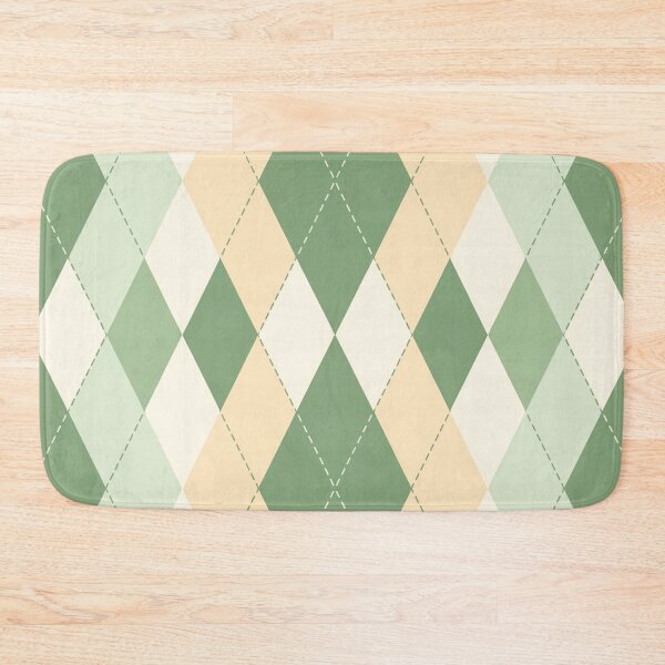 Item preview, Sage Green Pastel Argyle Pattern | Minimalist Scandinavian Preppy Seamless Design designed and sold by Tamas Das.