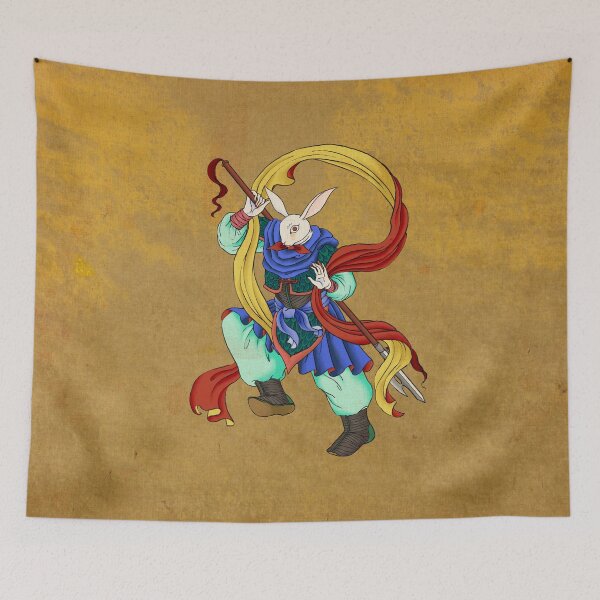 Item preview, The Guardian of Wisdom: General Myo-sin (The Rabbit) designed and sold by QamarART Paintings.