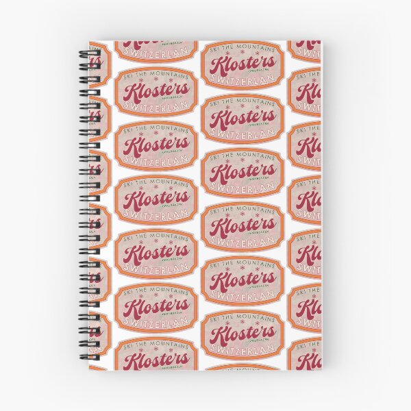 Item preview, Klosters, Switzerland, Graubünden, Ski, textured skiing badge designed and sold by Wanderful-roads.