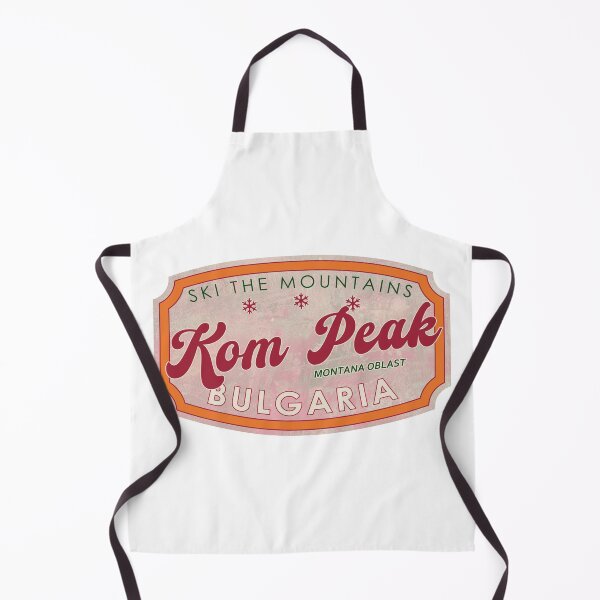 Item preview, Kom Peak, Bulgaria, Montana Oblast, Ski, textured skiing badge designed and sold by Wanderful-roads.