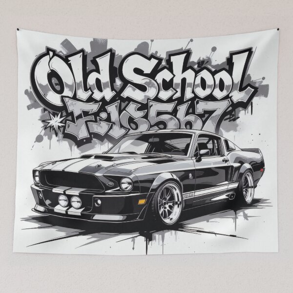 Item preview, Copy of Old School Ford Shelby GT 500 – Street Art designed and sold by Salimgor Hangaround Music.