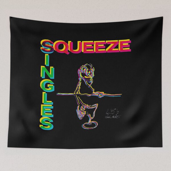 Item preview, Album Music Squeeze Fan Tour Band Vintage Logo designed and sold by LaurineJakubo.