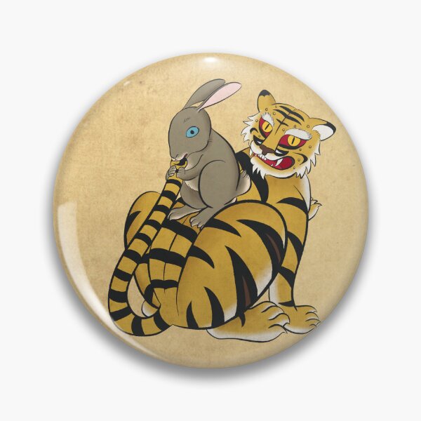 Item preview, Cheeky Revenge: The Rabbit Biting the Tiger's Tail designed and sold by QamarART Paintings.