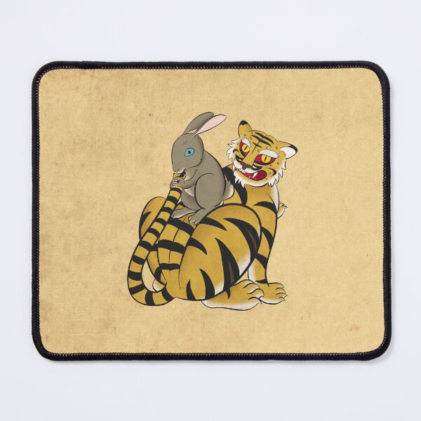Item preview, Cheeky Revenge: The Rabbit Biting the Tiger's Tail designed and sold by QamarART Paintings.