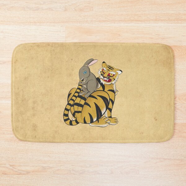 Item preview, Cheeky Revenge: The Rabbit Biting the Tiger's Tail designed and sold by QamarART Paintings.