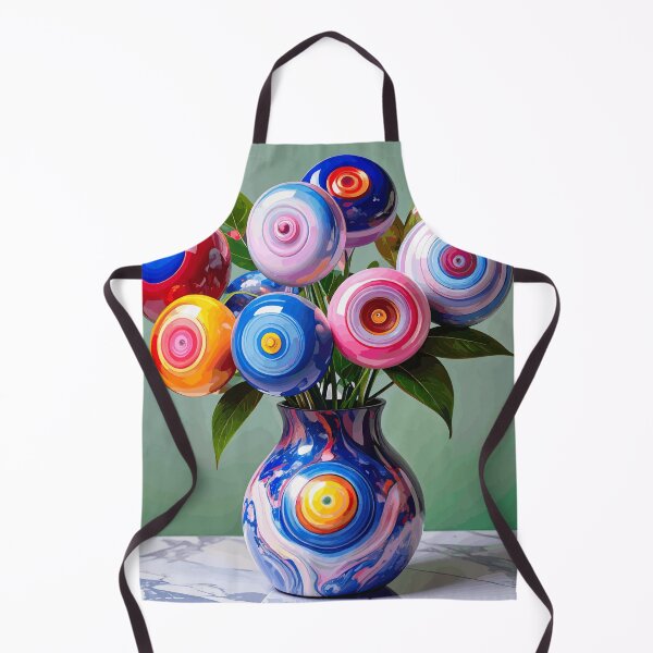 Item preview, Still Life with Abstract Flowers designed and sold by Vicky Brago-Mitchell®.