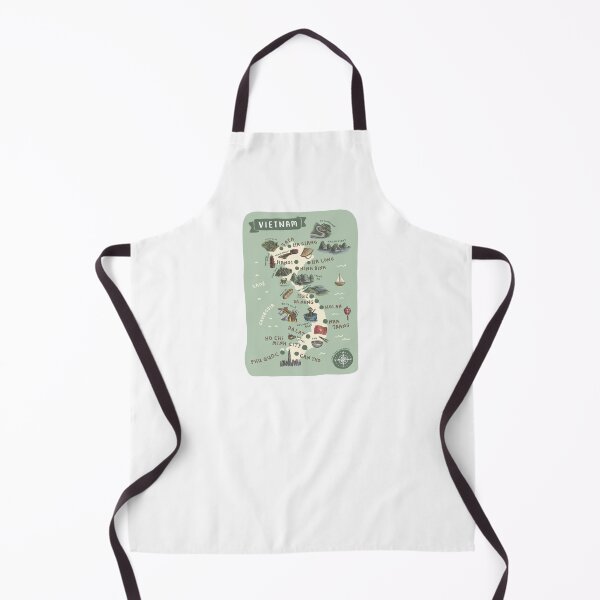 Item preview, Map of Vietnam - Green designed and sold by Those Pencil Shavings.