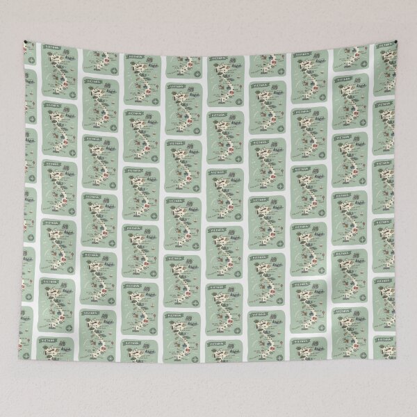 Item preview, Map of Vietnam - Green designed and sold by Those Pencil Shavings.