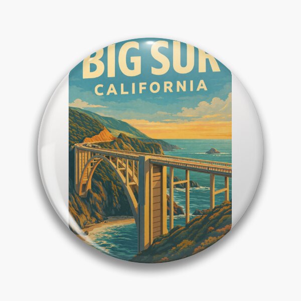 Item preview, Big Sur California Bixby Creek Bridge Pacific Coast Highway Scenic Coastline designed and sold by Places On Earth.