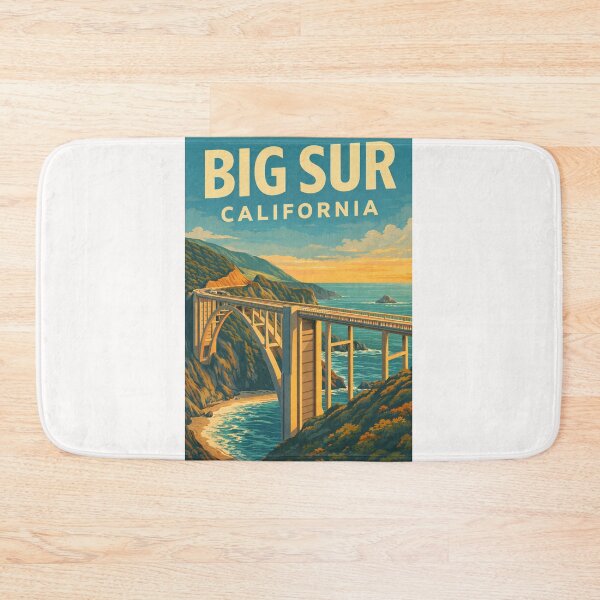Item preview, Big Sur California Bixby Creek Bridge Pacific Coast Highway Scenic Coastline designed and sold by Places On Earth.