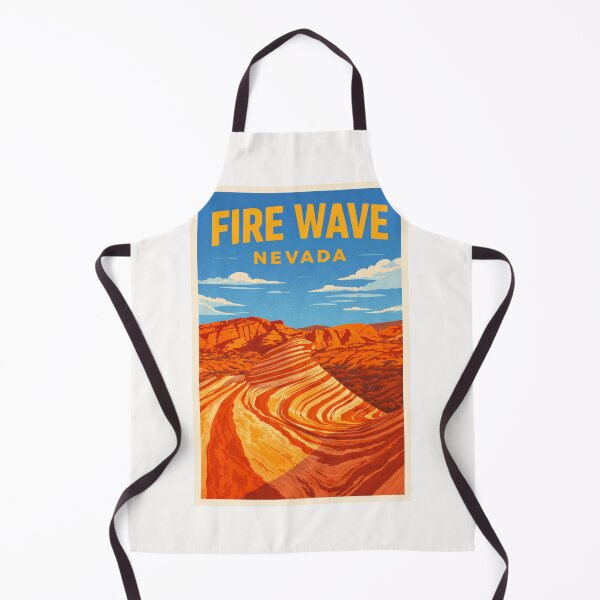Item preview, Fire Wave Nevada Valley of Fire State Park Mojave Desert Landscape designed and sold by Places On Earth.