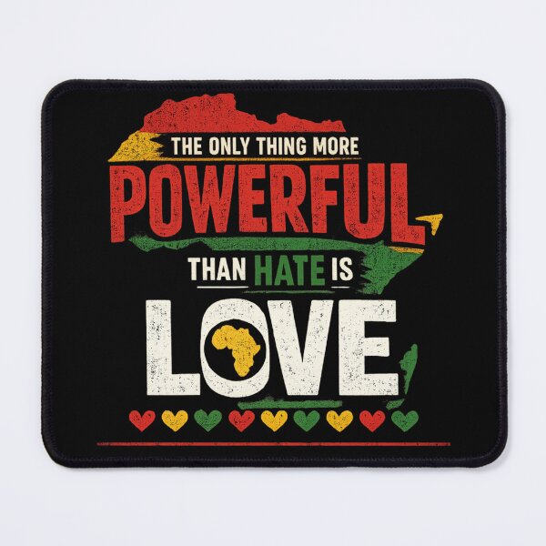 Item preview, Powerful Love Over Hate African American Heritage Graphic designed and sold by axiksa10.