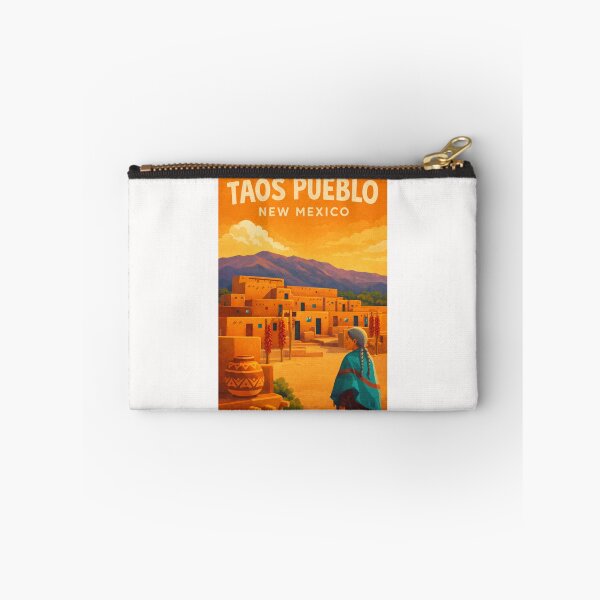 Item preview, Taos Pueblo New Mexico Sangre de Cristo Mountains Historic Adobe Village designed and sold by Places On Earth.