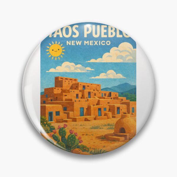 Item preview, Taos Pueblo New Mexico Adobe Architecture Sangre de Cristo Mountains designed and sold by Places On Earth.
