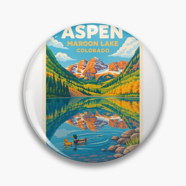 Item preview, Aspen Colorado Maroon Lake Maroon Bells White River National Forest designed and sold by Places On Earth.