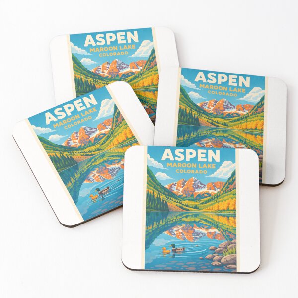 Item preview, Aspen Colorado Maroon Lake Maroon Bells White River National Forest designed and sold by Places On Earth.