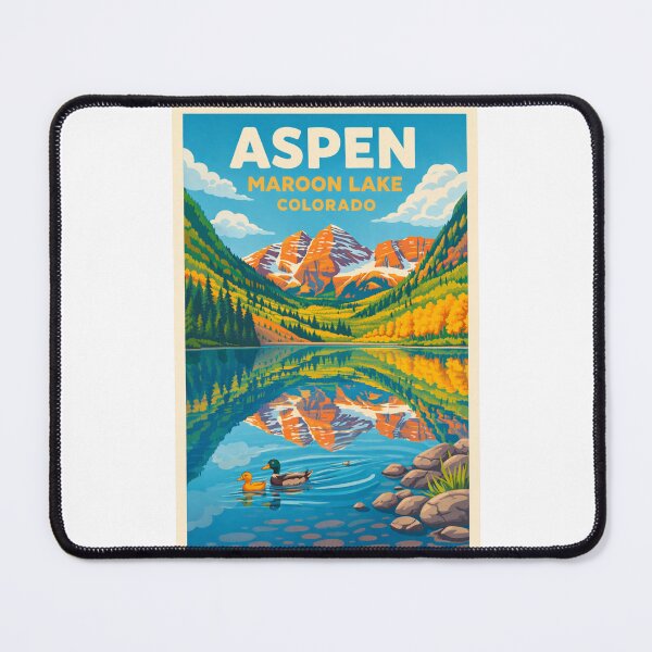 Item preview, Aspen Colorado Maroon Lake Maroon Bells White River National Forest designed and sold by Places On Earth.