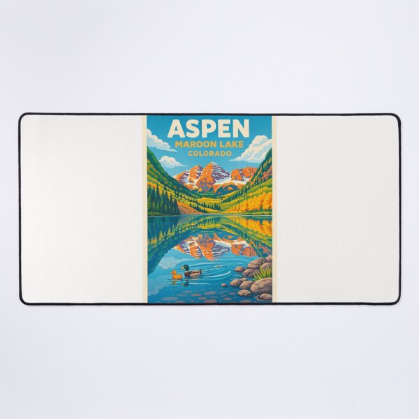 Item preview, Aspen Colorado Maroon Lake Maroon Bells White River National Forest designed and sold by Places On Earth.