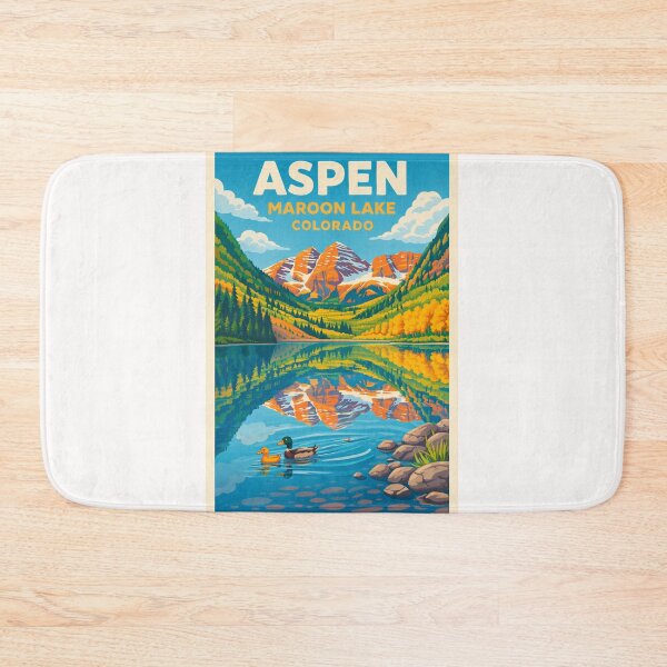 Item preview, Aspen Colorado Maroon Lake Maroon Bells White River National Forest designed and sold by Places On Earth.