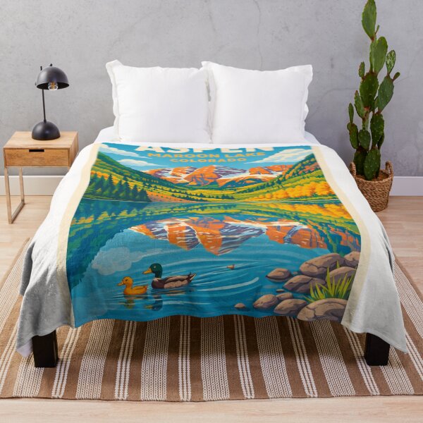 Item preview, Aspen Colorado Maroon Lake Maroon Bells White River National Forest designed and sold by Places On Earth.