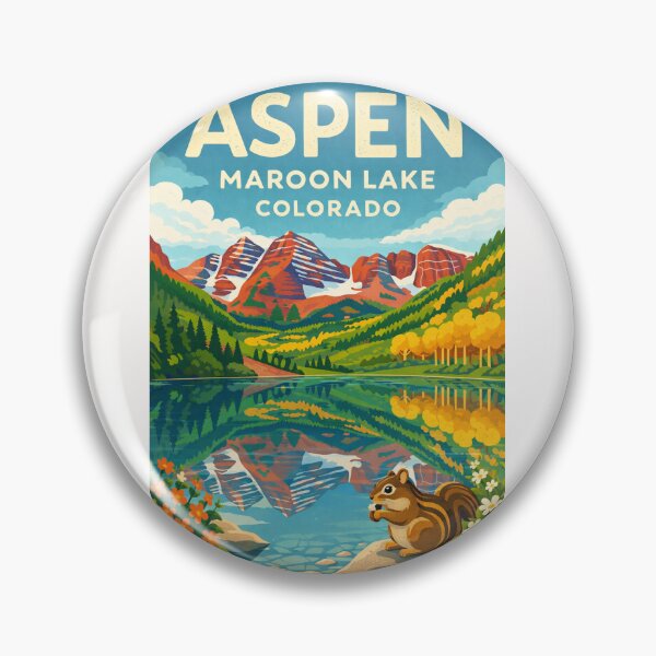 Item preview, Aspen Maroon Lake Colorado Maroon Bells Elk Mountains Reflection designed and sold by Places On Earth.
