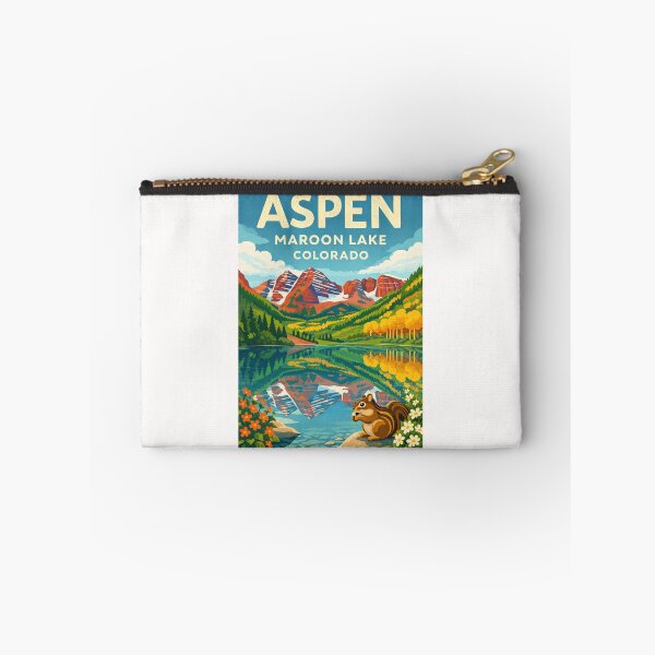 Item preview, Aspen Maroon Lake Colorado Maroon Bells Elk Mountains Reflection designed and sold by Places On Earth.
