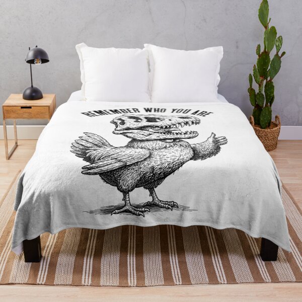 Item preview, Chicken Dinosaur Skull Remember Who You Are Paleontology designed and sold by GrandeDuc.