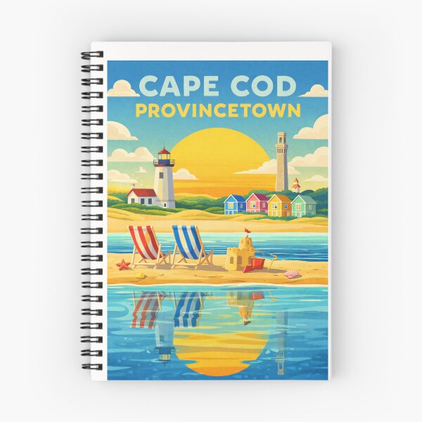 Item preview, Cape Cod Provincetown Massachusetts Pilgrim Monument and Cape Cod National Seashore Sunset designed and sold by Places On Earth.