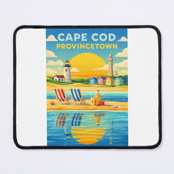 Item preview, Cape Cod Provincetown Massachusetts Pilgrim Monument and Cape Cod National Seashore Sunset designed and sold by Places On Earth.