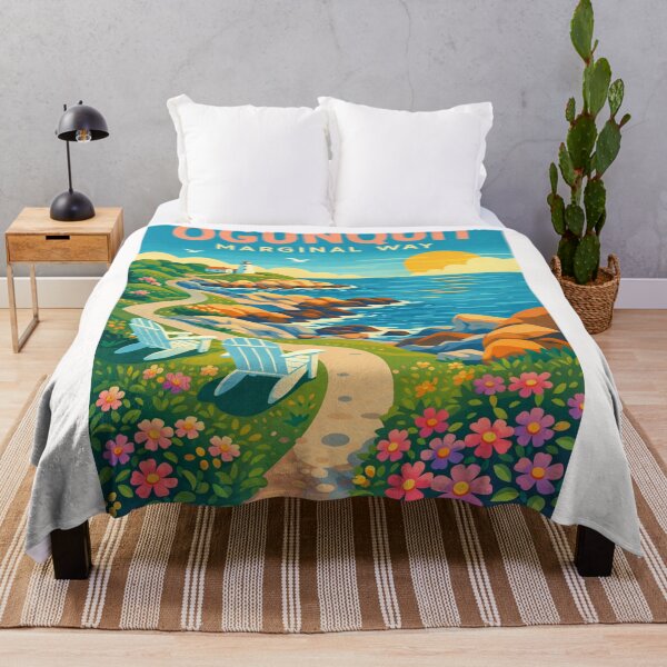 Item preview, Ogunquit Marginal Way Maine Atlantic Coast and Perkins Cove Scenic Cliffs designed and sold by Places On Earth.