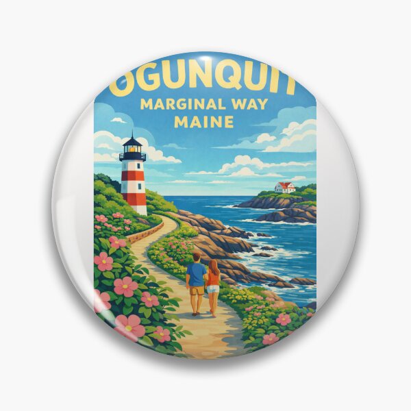 Artikelvorschau, Ogunquit Marginal Way in Maine, USA entworfen und verkauft von Places On Earth.