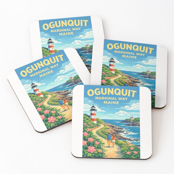 Item preview, Ogunquit Marginal Way in Maine, USA designed and sold by Places On Earth.