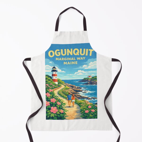 Item preview, Ogunquit Marginal Way in Maine, USA designed and sold by Places On Earth.