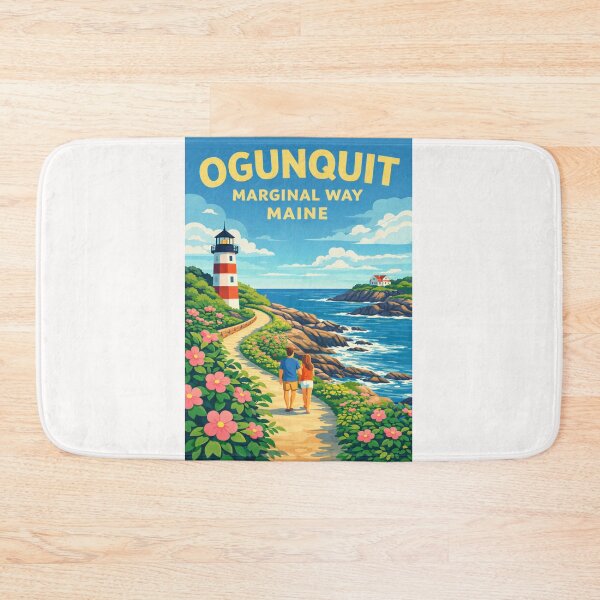 Artikelvorschau, Ogunquit Marginal Way in Maine, USA entworfen und verkauft von Places On Earth.