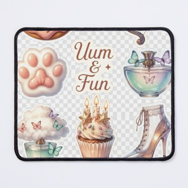 Item preview, Yum & Fun Pastel Glam Sticker Set designed and sold by CoquetteLunaCo.
