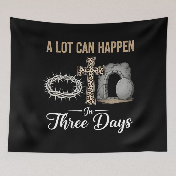 Item preview, A Lot Can Happen in 3 Days Easter Religious designed and sold by OlakunleOloroz.