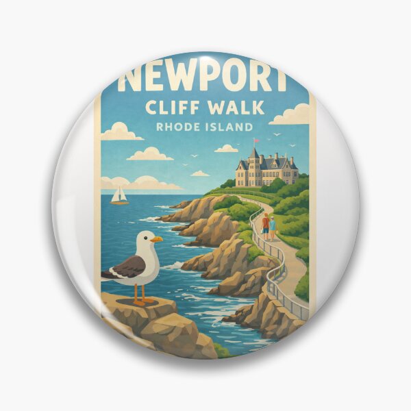 Artikelvorschau, Newport Cliff Walk in Rhode Island, USA entworfen und verkauft von Places On Earth.