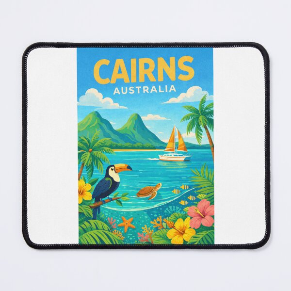 Item preview, Cairns Queensland Australia Great Barrier Reef and Daintree Rainforest Gateway designed and sold by Places On Earth.
